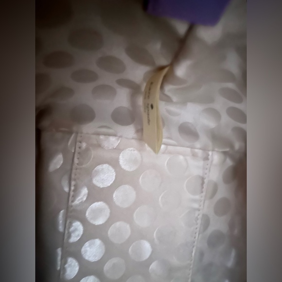 Kate Spade Palm Springs Maggie Lavender Scalloped Leather Medium Satchel - Picture 8 of 16